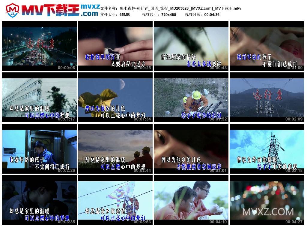独木森林-远行者_国语_流行_MD203828